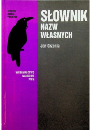 Słownik nazw własnych - Jan Grzenia - książka  wyd. 1998