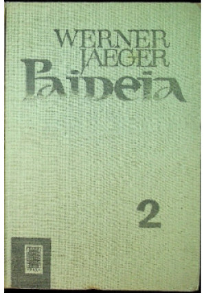Paideia Tom 2 - Werner Jaeger - książka  wyd. 1964