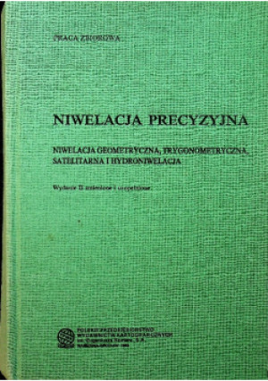 Niwelacja precyzyjna - książka  wyd. 1993