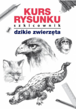 Kurs rysunku Szkicownik Dzikie zwierzęta - Mateusz Jagielski - książka  wyd. 2019