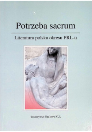 Potrzeba sacrum - książka  wyd. 2012