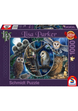 Puzzle Tajemnicze sowy - książka
