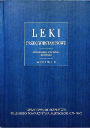 Leki Przeciwhistaminowe - książka  wyd. 2005