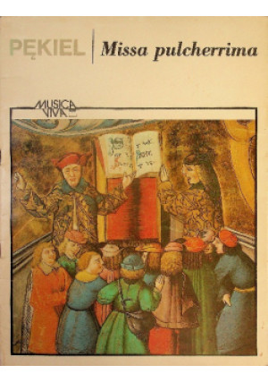 Missa pulcherrima - Bartłomiej Pękiel - książka  wyd. 1984