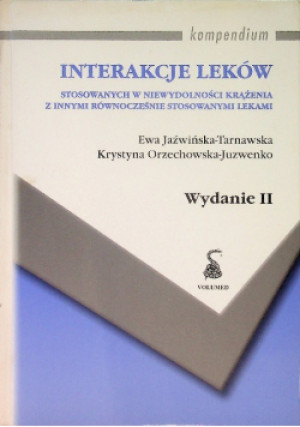 Interakcje Leków - Ewa Jaźwińska-Tarnawska - książka  wyd. 2000