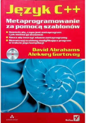 Język C + + - David Abrahams, Aleksey Gurtovoy - książka  wyd. 2005