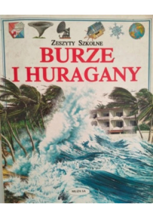Burze i huragany - książka  wyd. 1998