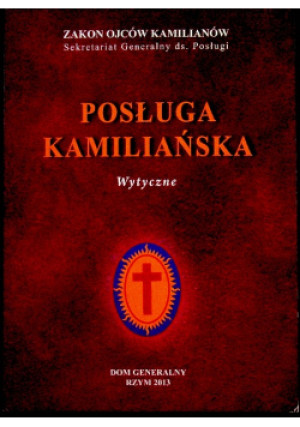 Posługa kamiliańska - książka  wyd. 2013