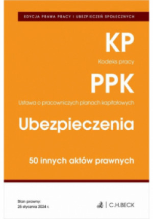 Kodeks pracy. Pracownicze plany kapitałowe - książka  wyd. 2024