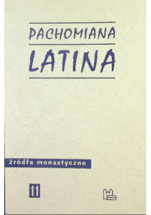 Pachomiana latina - Józef Kozak - książka  wyd. 1996