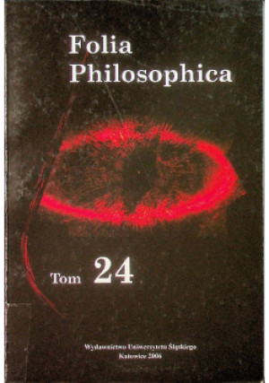 Folia philosophica Tom 24 - Piotr Łaciak - książka  wyd. 2006