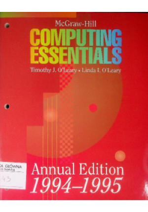 Computing Essentials - książka  wyd. 1994