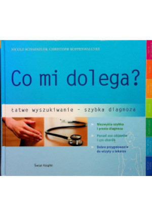 Co mi dolega - Christoph Koppenwallner, Nicole Schaenzler - książka  wyd. 2009