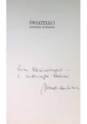 Światełko - Marek Wawrzkiewicz - książka  wyd. 2007