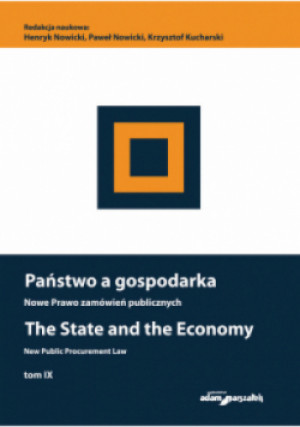 Państwo a gospodarka Nowe prawo zamówień publicznych Tom 9 - książka  wyd. 2020