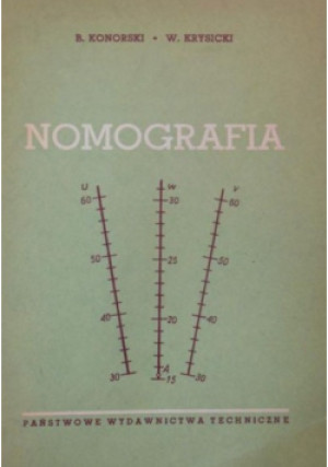 Nomografia - B. Konarski - książka  wyd. 1956