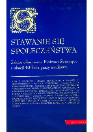 Stawanie się społeczeństwa - Andrzej Flis - książka  wyd. 2006
