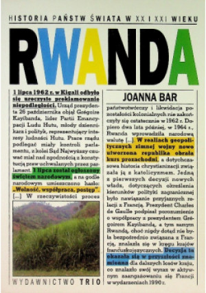 Rwanda - Joanna Bar - książka  wyd. 2013