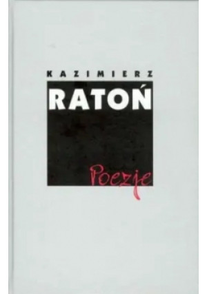 Ratoń poezje - Ratoń Krzysztof - książka  wyd. 2002