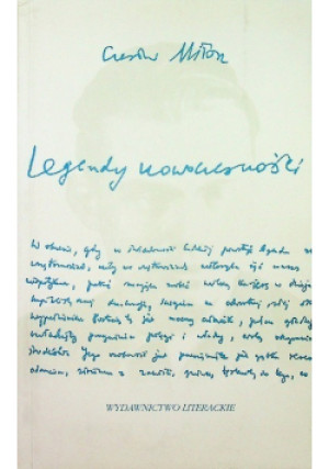 Legendy Nowoczesności - Czesław Miłosz - książka  wyd. 1996
