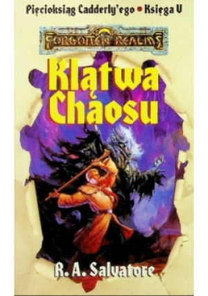 Klątwa chaosu - R. A. Salvatore - książka fantasy wyd. 1997