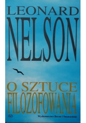 O sztuce filozofowania - Leonard Nelson - książka  wyd. 1994