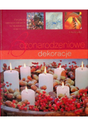 Bożonarodzeniowe dekoracje - Rita Mielke - książka