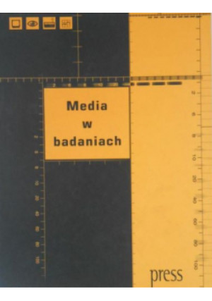 Media w badaniach - Monika Polewska - książka  wyd. 2002