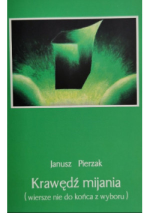 Krawędź mijania - Janusz Pierzak - książka historyczna wyd. 2012