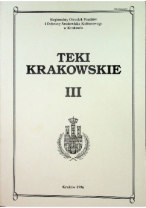 Teki krakowskie II - książka  wyd. 1995