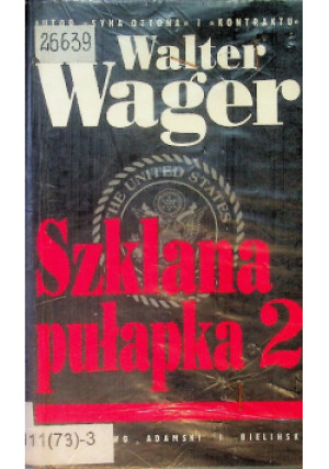 Szklana pułapka Tom 2 - Walter Wager - książka  wyd. 1998