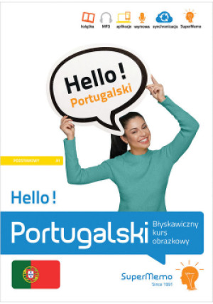 Hello! Portugalski Błyskawiczny kurs obrazkowy (poziom podstawowy A1) - Natalia Wajda - książka  wyd. 2020