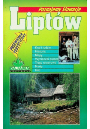 Poznajemy Słowację Liptów - Daniel Kollar - książka  wyd. 1999