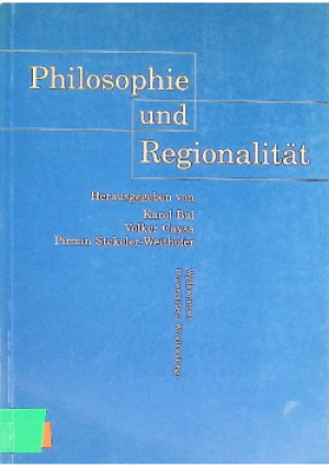 Philosophie und Regionalitat - Karol Bal - książka  wyd. 1999