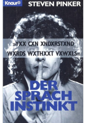 Der Sprachinstinkt - Steven Pinker - książka  wyd. 1996