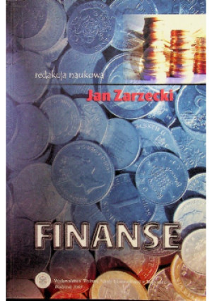 Finanse - Jan Zarzecki - książka  wyd. 2003
