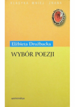Wybór poezji - Elżbieta Drużbacka - książka  wyd. 2002