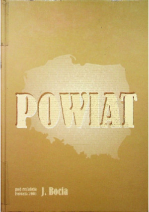 Powiat - J. Bocia - książka  wyd. 2001