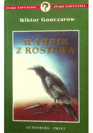 Wampir z Rostowa - Wiktor Gonczarow - książka  wyd. 1997