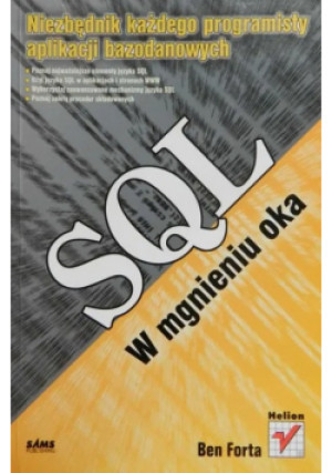 SQL w mgnieniu oka - Ben Forta - książka  wyd. 2004