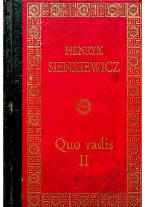 Quo Vadis II - Henryk Sienkiewicz - książka  wyd. 2000