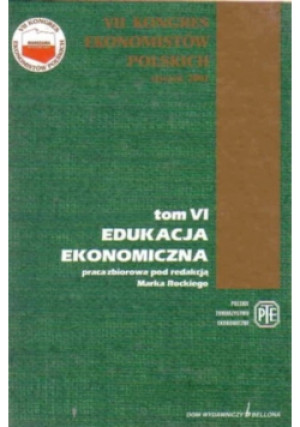 Edukacja ekonomiczna Tom 5 - książka  wyd. 2001
