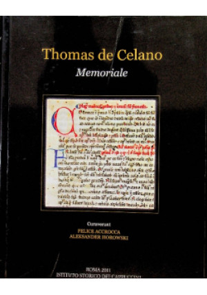 Memoriale - Thomas de Celano - książka  wyd. 2011