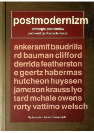Postmodernizm - Ryszard Nycz - książka  wyd. 1998