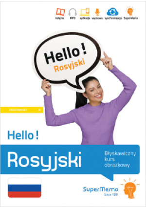 Hello! Rosyjski Błyskawiczny kurs obrazkowy (poziom podstawowy A1) - Natalia Wajda - książka  wyd. 2020