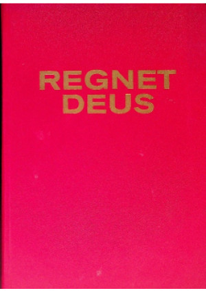 Regnet Deus - książka  wyd. 1978