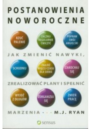 Postanowienia noworoczne - M. J. Ryan - książka  wyd. 2008