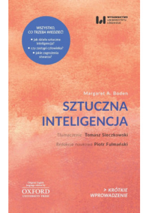 Sztuczna inteligencja. Krótkie Wprowadzenie 21 - Margaret A. Boden - książka  wyd. 2020