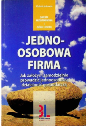 Jednoosobowa firma - Bjorn Lunden - książka  wyd. 2012