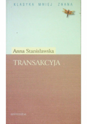 Transakcyja - Anna Stanisławska - książka  wyd. 2003